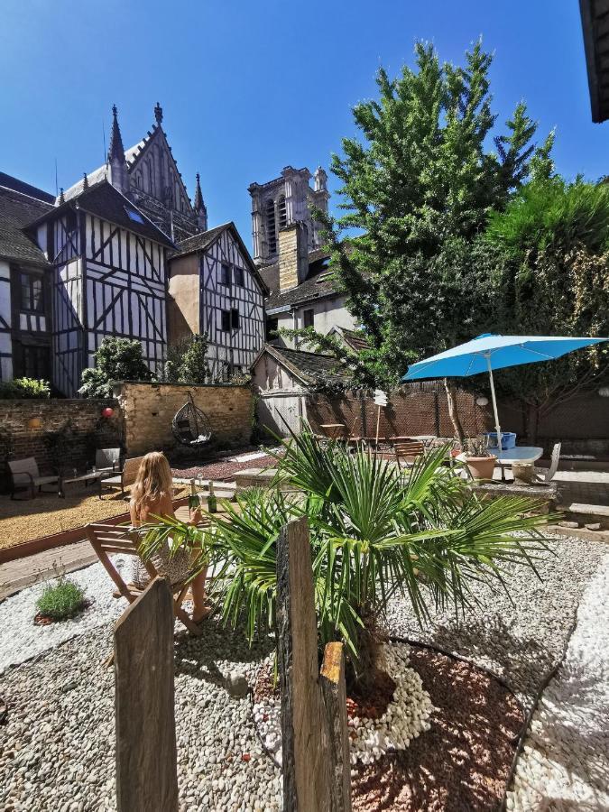 Les Cieux De La Cathedrale - Calme - Jardin - Wifi Apartment Troyes Luaran gambar