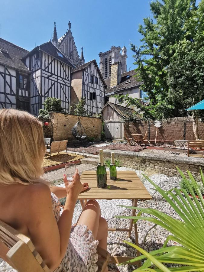 Les Cieux De La Cathedrale - Calme - Jardin - Wifi Apartment Troyes Luaran gambar