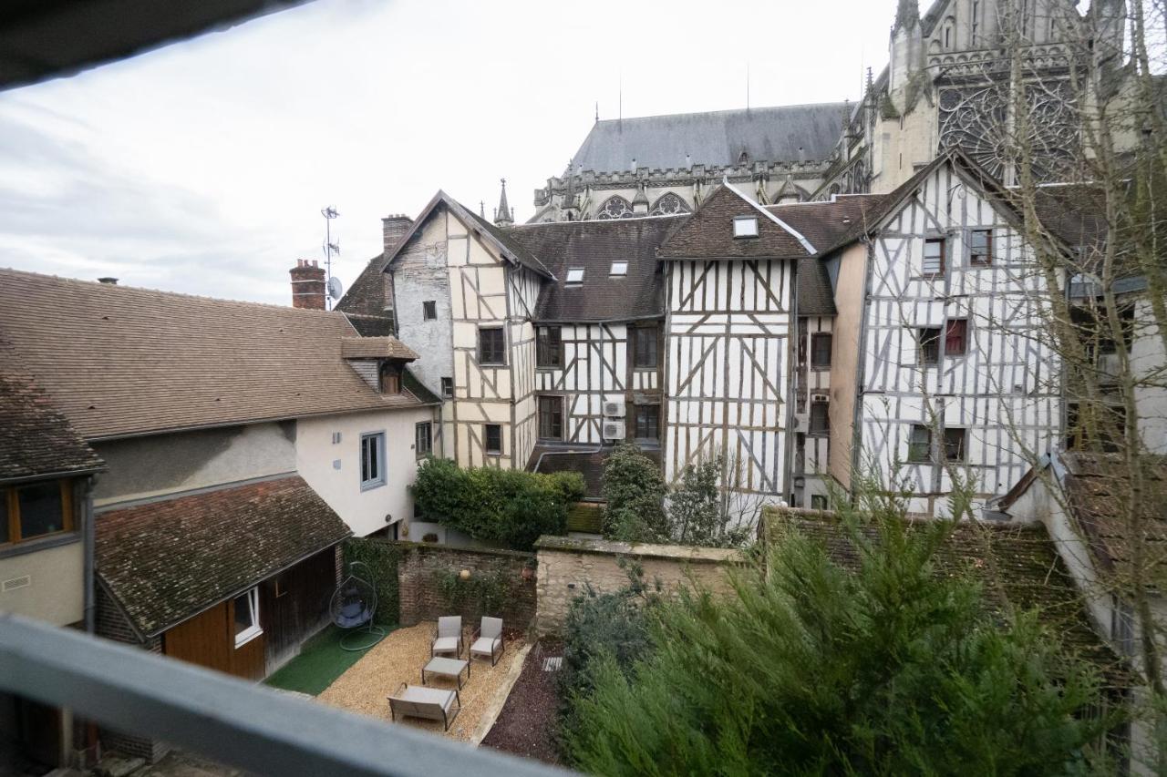 Les Cieux De La Cathedrale - Calme - Jardin - Wifi Apartment Troyes Luaran gambar