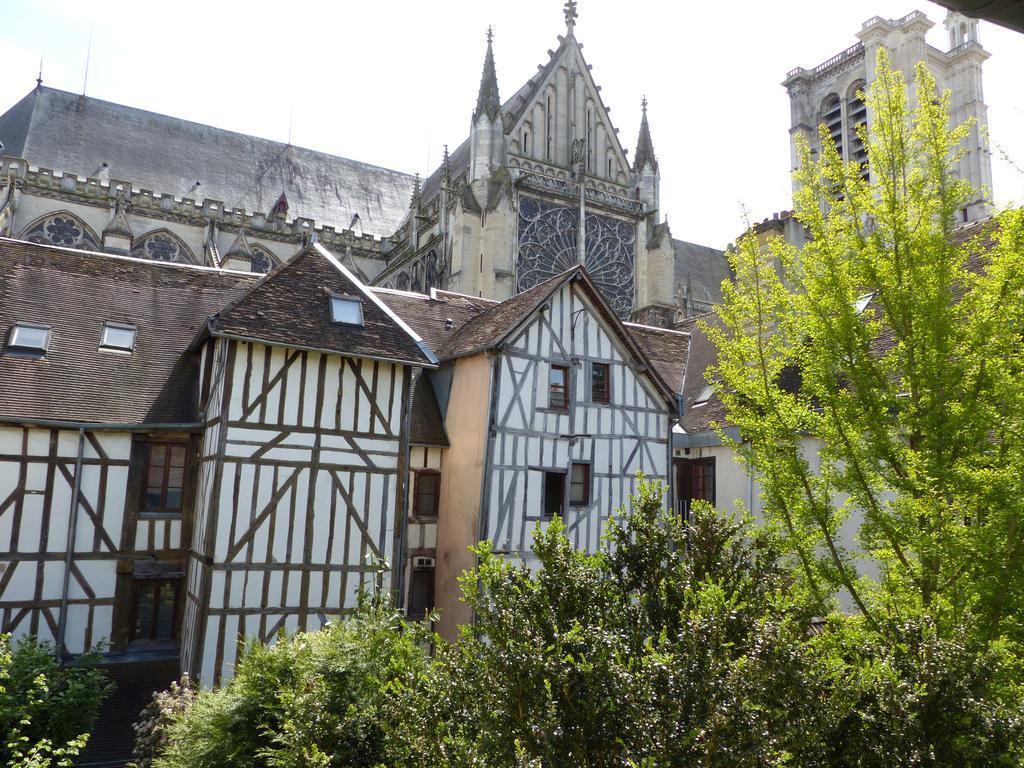 Les Cieux De La Cathedrale - Calme - Jardin - Wifi Apartment Troyes Luaran gambar